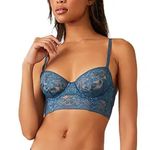 Free People  Sorento Demi Lace Longline Underwire Bra (32DD) Photo 0