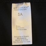 Weissman Black Bike Shorts Small Adult High Waisted Dance Yoga Athletic Long Size undefined Photo 1