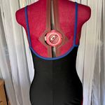 Spanx Miraclesuit one piece swimsuit Black blue trim size 12 Photo 3