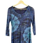 Desigual  Maxi Dress Blue Green Tie-Dye Mesh‎ Overlay US Small / EU Medium New Photo 1