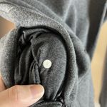 Lululemon Hoodie Womens Size 8 Grey Heavy Sweater Pullover Pockets Performance Photo 7