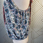 Free People  Floral Paisley Knot‎ Halter Top Photo 5