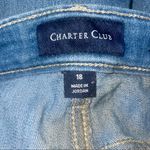 Charter Club  Bristol Skinny Ankle jeans with pearl hem Photo 4