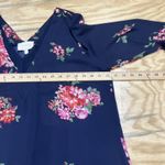 Skies Are Blue Anthropologie  Floral Blouse Top Blue Size XL Cottage Romantic Photo 9