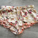 Z&L Europe made in India floral dainty loungewear sleep shorts with tassels Orange Size M Photo 0