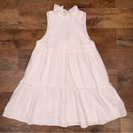 Tuckernuck Pomander Place Morgan Lightweight Gauze Ruffle Neckline Bow Dress White Size M Photo 5