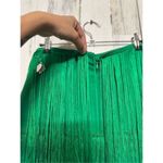 Sincerely Jules Fringe Halter Top and Skirt Set Women's Size small Green Photo 15