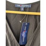 One Clothing  Black Faux Wrap Lightweight Romper Women's Small New Pockets!! Photo 5