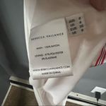 Rebecca vallance white striped Marrakech ruffle silk sleeveless dress Size 4 Photo 8