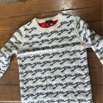 J.Crew Crewneck colorblock merino sweater in jacquard "Yes/No" Photo 7