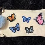 Handmade Butterfly pencil pouch, makeup‎ bag or coin purse Photo 0