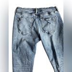 Ladies Kancan Straight High Rise Distressed Light Wash Jean Size 11/29 Blue Photo 3