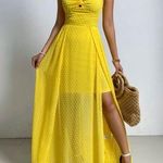 Leasty Summer Sun dress size 4 Yellow Photo 0