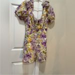 Adelyn Rae Anthropologie  Gina Floral Print Embroidered
Eyelet Romper Sz: S Photo 5