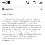 The North Face NWT Women’s Spring Peak Skort sz S Photo 5