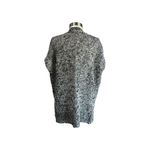 Eileen Fisher {} Knit Black and White Cap Sleeve Organic Knit Cardigan Size Small Photo 2