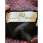 Amanda Uprichard  Black And Red Knit Keyhole Mock Neck Sweater Dress Size M‎ Photo 5