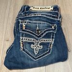 Rock Revival  Women's Angie straight leg Dark Blue Straight Leg Jeans Photo 1