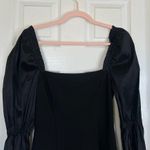 Majorelle Dove Dress Revolve Puff Sleeve Black Mini Party Cocktail LBD Sexy Photo 4