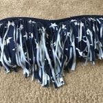 Top Melon Women's Graphic Print Swim Bra Strapless Size Small Stringy Front Photo 0