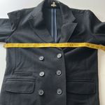 J.Crew  Pencil Black 100% Wool Double Breasted Suit, size 4, Preowned Photo 13