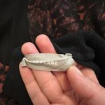 Everlane Black Cotton Merino Wool Turtleneck Tee Short Sleeve Sweater S Photo 3