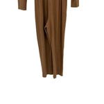 dRA Los Angeles Hyde Jumpsuit Mocha Brown Tan Long Sleeve Size XS Photo 10