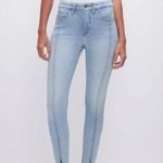 Good American Good Legs Raw Seam Crop Jeans 8/29. NWT NEW Step Hem Photo 0