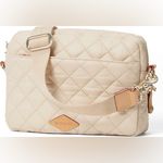 MZ Wallace NWOT Nordstrom MZ WallaceSmall Metro Quilted Nylon Camera Bag In Buff Photo 3