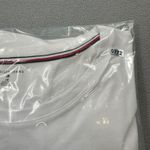 Hilfiger Jeans Shirt 1X Womens White Short Sleeve Logo Graphic Tee Shirt Vintage Photo 6