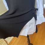 Elan Nia Sleeveless Shirt Sweater Vest Dress Navy Blue White Sz Small Photo 3