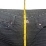 American Eagle  Womens Jeans Size 4 Black Denim Mom Strigid High Rise Distressed Photo 9