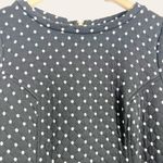 Boden Black Polka Dot Sweater Dress Size 6 Photo 2