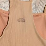 The North Face π Womens XXL 2X Tan Camel Ribbed Crop Tank Top Racer Back NWT Photo 4