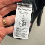 Athleta  Front Wrap V-Neck Pullover Sweatshirt S in Charcoal Gray Photo 2