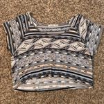 Chloe K tribal print crop top Photo 1
