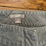 J.Jill Women's Gray Wide Leg Corduroy Pants Trousers Size 10 BoHo Photo 2