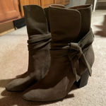 Banana Republic Suede Gray Booties Photo 0