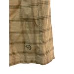 Mountain Hardwear  Skirt Womens 10 Brown Plaid Stretch Organic Cotton‎ Outdoor Photo 6