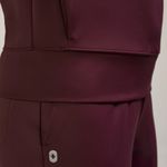 FIGS Cornelia FORMx Crewneck Scrub Top in Burgundy, Size Small Photo 4