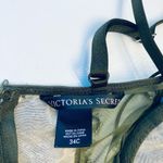 Victoria's Secret Victoria’s Secret Bodysuit One‎ Piece Lingerie Green Unlined Sheer 34C Photo 9