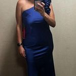 XScape  One-Shoulder Ruffle Dress Photo 0