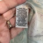 Anna Sui Anna Sui Anthropologie 100% Silk Short Sleeve Blouse Suminagashi Size XS Photo 2