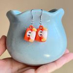 Handmade Y2K Kawaii Tea cup earrings 🧡 Photo 0