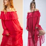 Free People ‎ Cherry Maxi Dress in hot pink size S Photo 2
