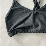 Beyond Yoga  Charcoal Gray Sparkle Strappy Sports Bra Medium Photo 1