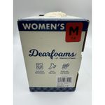 Dearfoams  Slippers Womens M 7-8 House Faux Fur Shoes Indoor/Outdoor Black New Photo 6