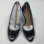 Giani Bernini Women's Valorr Peep Toe d'Orsay Leather Pumps- Size 5 Photo 7