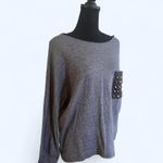 Vintage Havana  Y2K studded pocket oversized sweatshirt Size Small Photo 2
