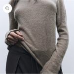 ZARA Rolled Finish Knit Sweater Tan Ref 0014/111. Size XL Photo 10